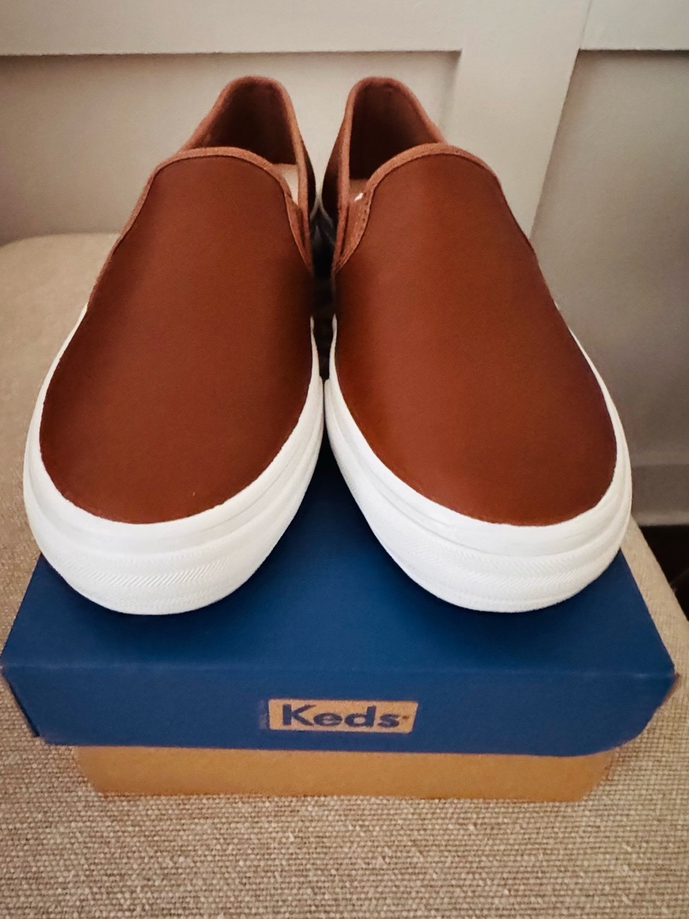 Keds Double Decker in Cognac Brown 7.5 - Picture 5 of 11